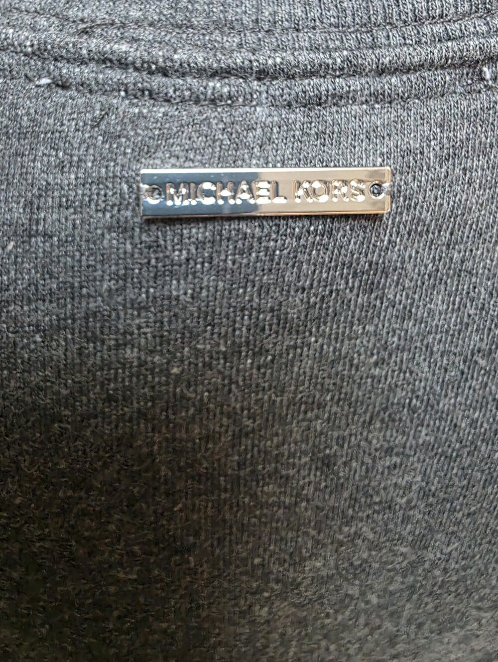 Michael Kors Gray Embellished Rhinestone Floral Crewneck Sweater Size S - Picture 4 of 9